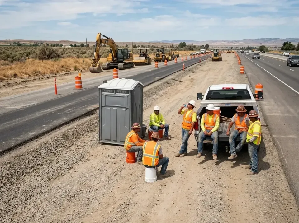 highway-road-construction-crew-007 — frequently asked questions, Porta Potty and Restroom Rentals in Madera Ranchos, CA